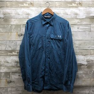 Under Armour Long Sleeve Button Up Plaid Shirt